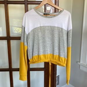 Color Block long sleeve top